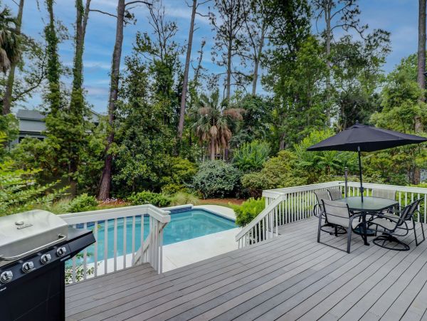 Walk to Beach Hilton Head Vacation Pool Home Five Bedrooms