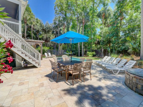 Hilton Head Vacation Rental with Pool, Hot Tub & Fire Pit