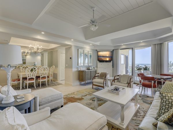 Hilton Head Beachfront Three Bedroom Vacation Home