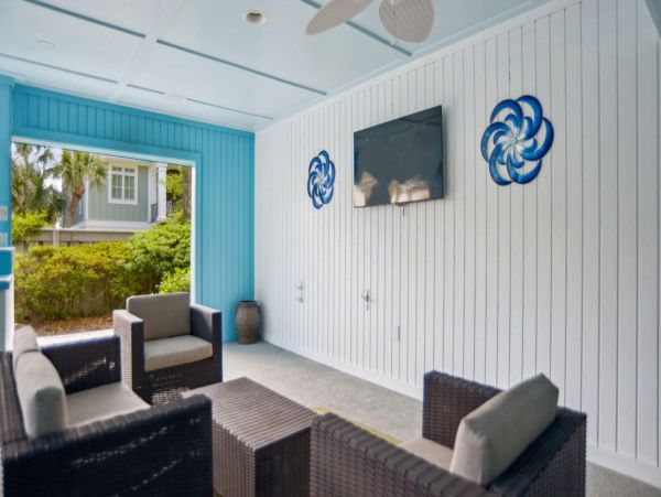 Walk to Beach Hilton Head Vacation Home with Pool Sleeps 19