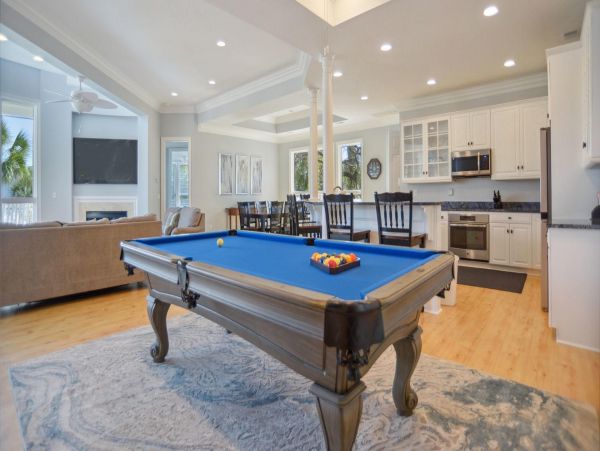 Walk to Beach Hilton Head Vacation Home with Pool Sleeps 19