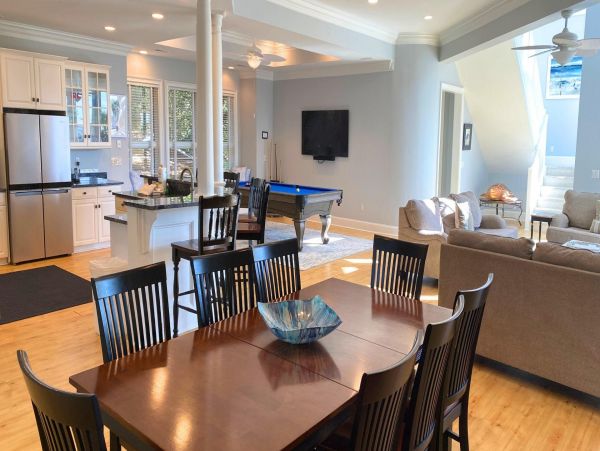 Walk to Beach Hilton Head Vacation Home with Pool Sleeps 19