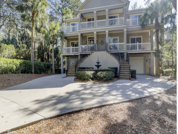 Six Bedroom Hilton Head Lovely Three Back From  Beach Pool