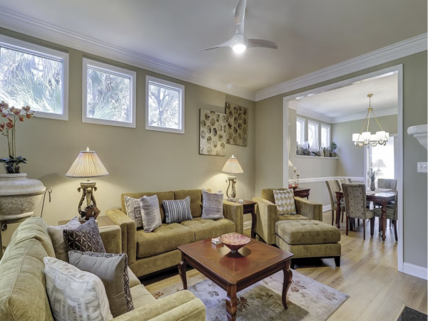 Six Bedroom Hilton Head Lovely Three Back From  Beach Pool