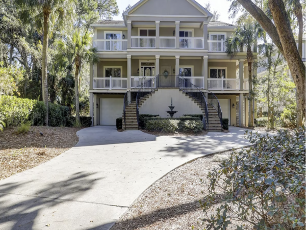 Six Bedroom Hilton Head Lovely Three Back From  Beach Pool
