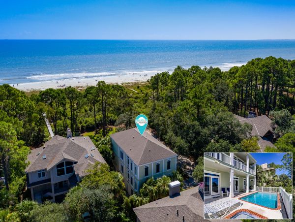 HILTON HEAD BEACHFRONT POOL HOME SLEEPS 16