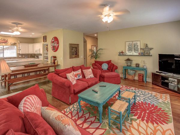 Hilton Head 6 Bedroom Home with Pool & Steps to Beach