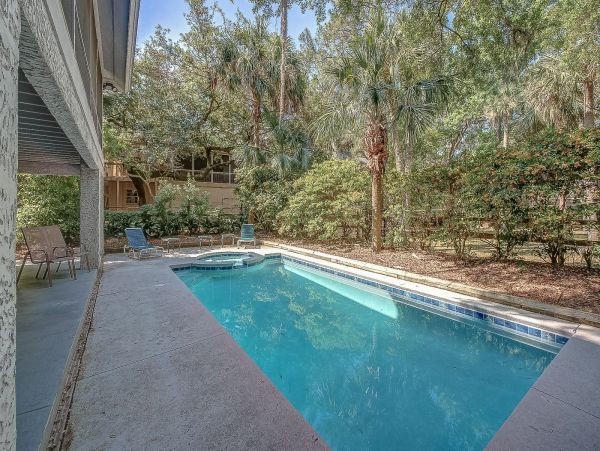 Hilton Head 6 Bedroom Home with Pool & Steps to Beach