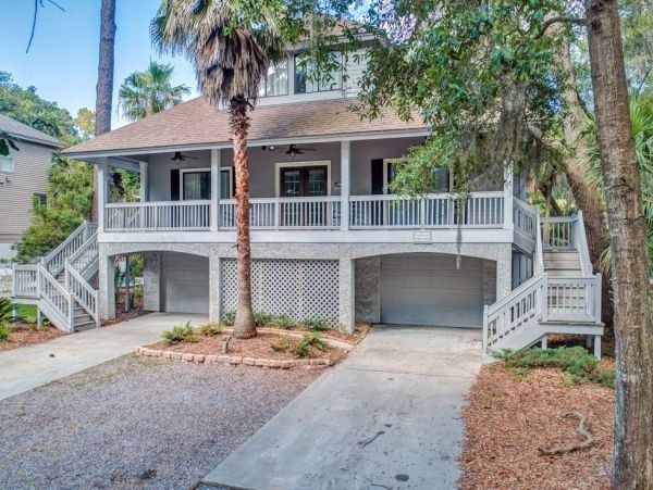 Hilton Head 6 Bedroom Home with Pool & Steps to Beach