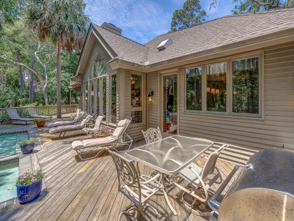 Hilton Head Pool Home Steps from the Beach