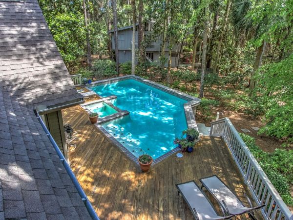 Hilton Head Pool Home Steps from the Beach