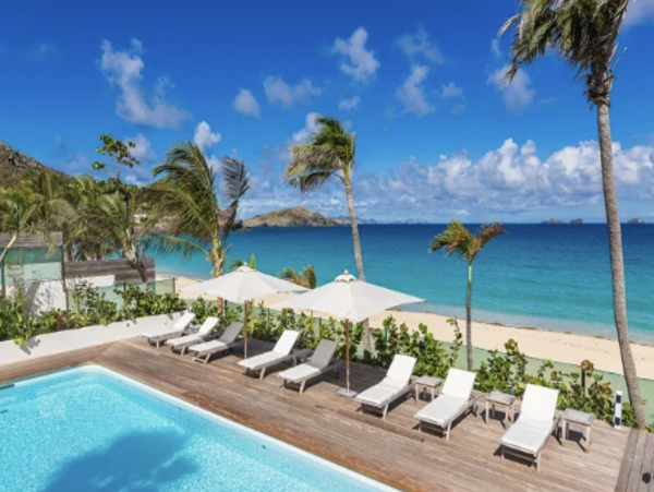Beachfront Villa St. Barts Beachfront