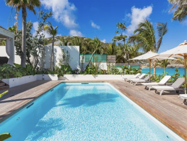 Beachfront Villa St. Barts Beachfront