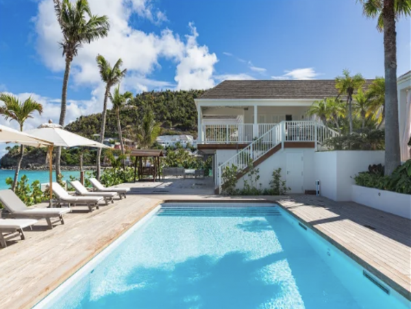 Beachfront Villa St. Barts Beachfront