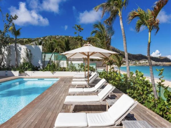 Beachfront Villa St. Barts Beachfront
