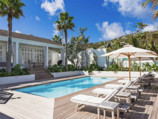 Beachfront Villa St. Barts Beachfront
