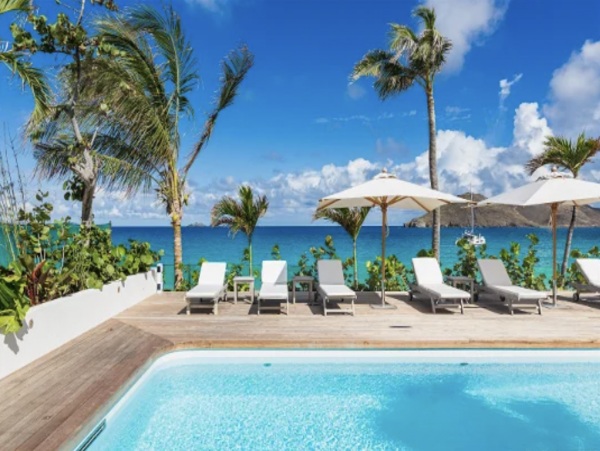 Beachfront Villa St. Barts Beachfront