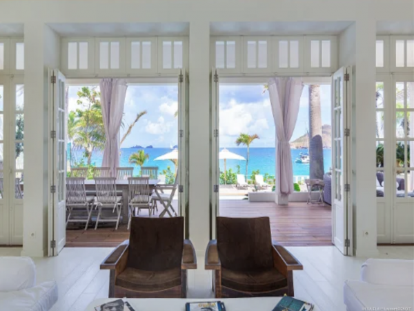 Beachfront Villa St. Barts Beachfront