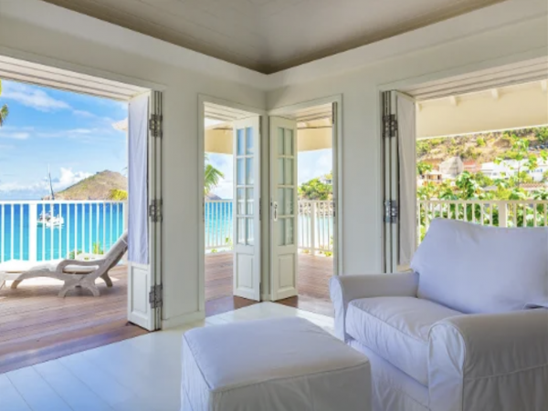 Beachfront Villa St. Barts Beachfront
