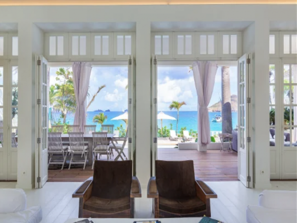 Beachfront Villa St. Barts Beachfront