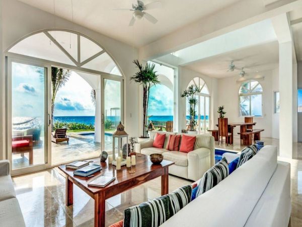Luxury Oceanfront Tulum Vacation Pool Home Seven Bedrooms