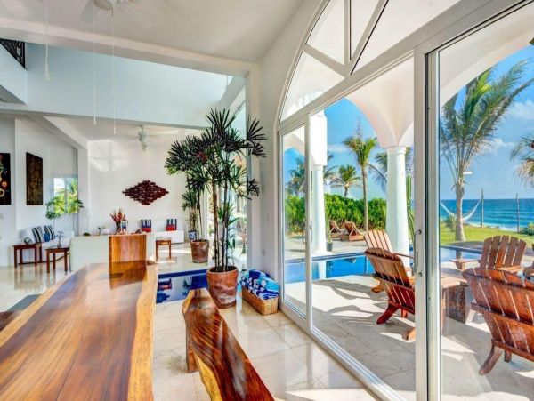 Luxury Oceanfront Tulum Vacation Pool Home Seven Bedrooms