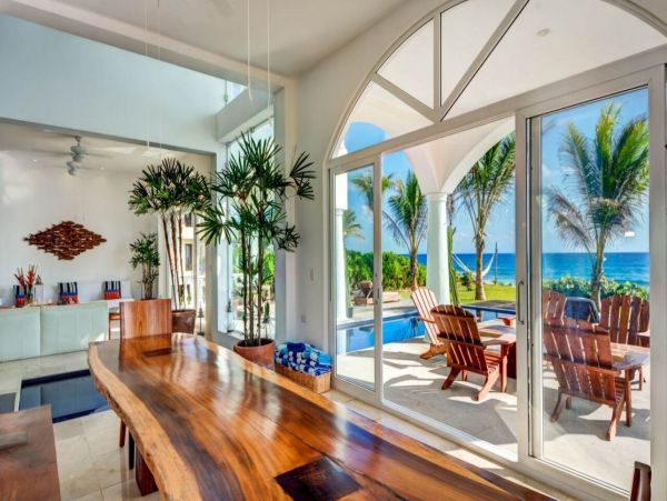 Luxury Oceanfront Tulum Vacation Pool Home Seven Bedrooms