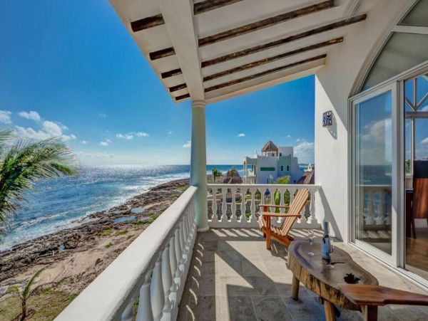 Luxury Oceanfront Tulum Vacation Pool Home Seven Bedrooms