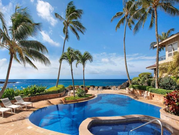 Luxurious Oceanfront Kauai Vacation Rental Six Guests