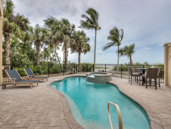 Fort Myers Beach Vacation Rental - Luxury Gulfside Home with Pool & Spa