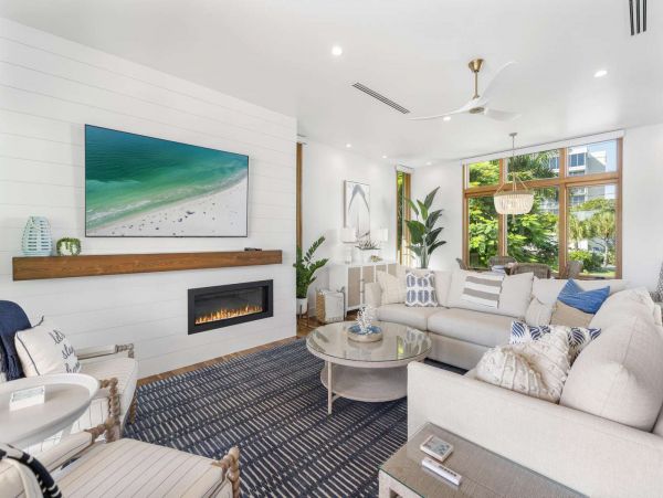 Modern Sophisticated Lido Key Luxury Vacation Pool Home