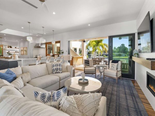 Modern Sophisticated Lido Key Luxury Vacation Pool Home