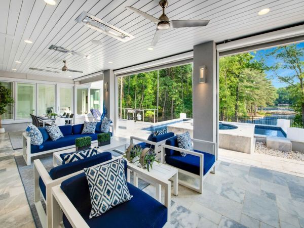 North Carolina Vacation Lake Front Pool Home 13 Guests