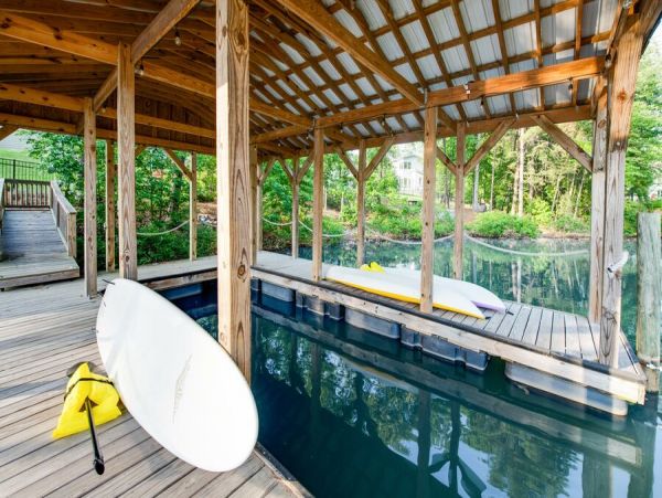 North Carolina Vacation Lake Front Pool Home 13 Guests