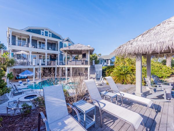 Hilton Head Vacation Rental - North Forest Beach Oceanfront Rental with Pool