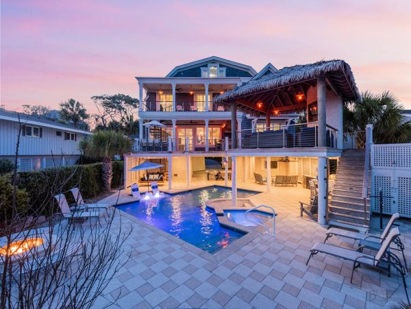 Hilton Head Vacation Rental - North Forest Beach Oceanfront Rental with Pool