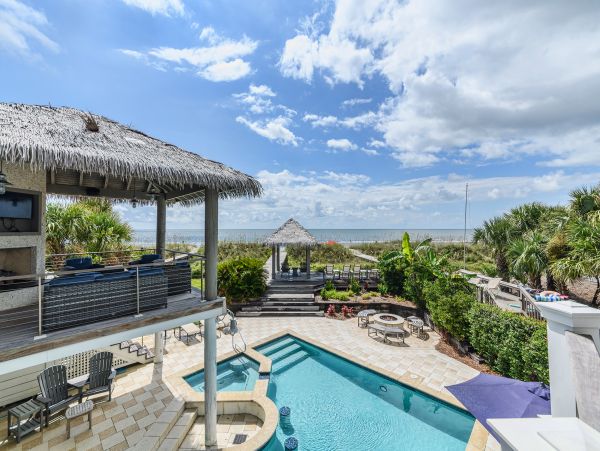 Hilton Head Vacation Rental - North Forest Beach Oceanfront Rental with Pool