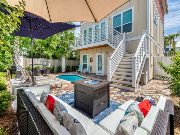 Walk To Beach Vacation Home In Miramar Beach 20 Guests