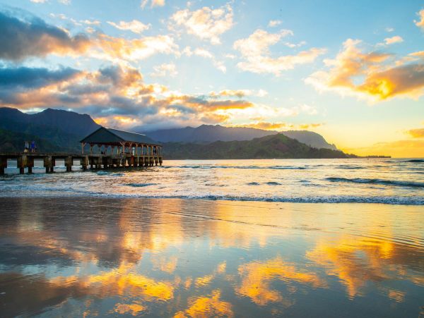 On Beach Hanalei Vacation Home + Cottage