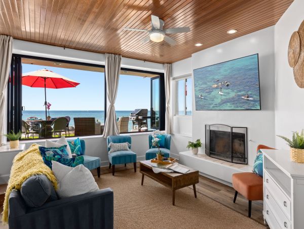 Amazing 6 Bedroom Home Directly on the Sand in Oceanside