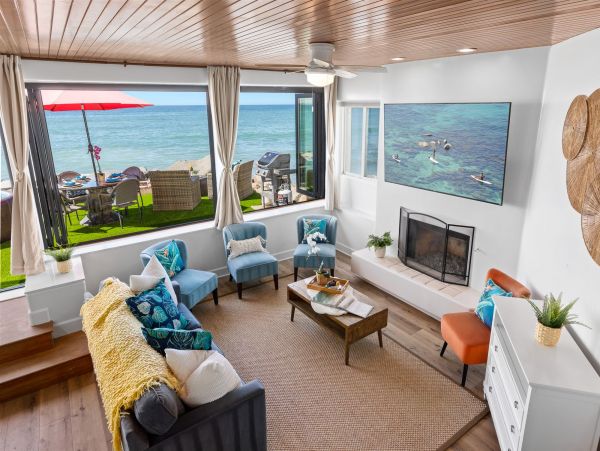 Amazing 6 Bedroom Home Directly on the Sand in Oceanside
