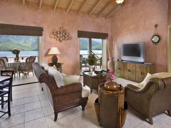 St. Thomas Three Bedroom Beachfront Rental Guest Cottage