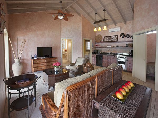 St. Thomas Three Bedroom Beachfront Rental Guest Cottage