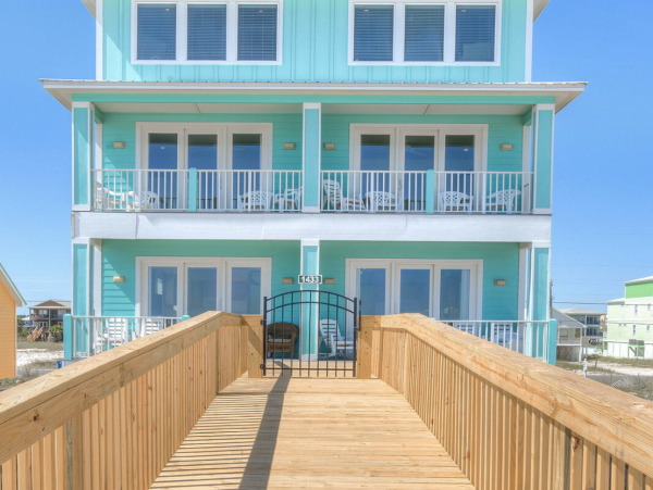 Beachfront Heaven 6 Bedroom Vacation Home In Gulf Shores