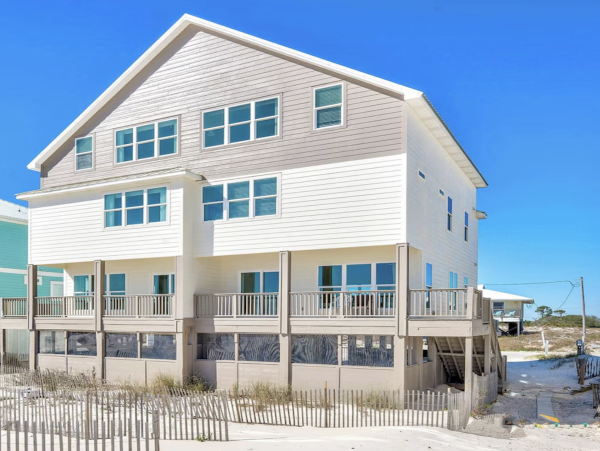 Fort Morgan Beachfront Vacation Rental - Gulf Shores Pet Friendly Beach House