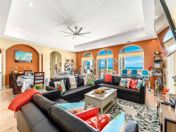 Beach Front 9 Bedroom Home with Private Pool & Views