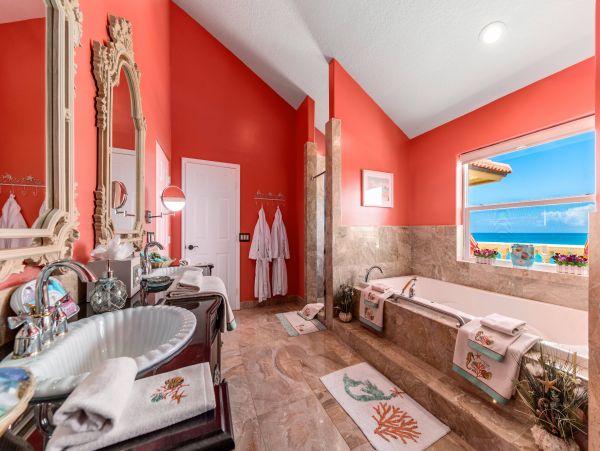 Beach Front 9 Bedroom Home with Private Pool & Views