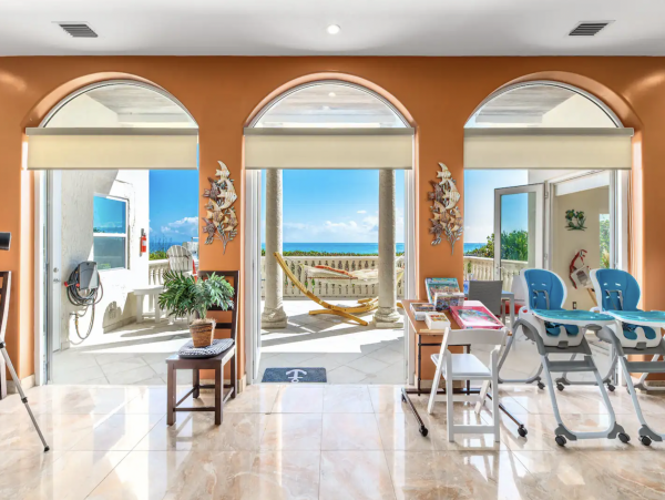 Beach Front 9 Bedroom Home with Private Pool & Views