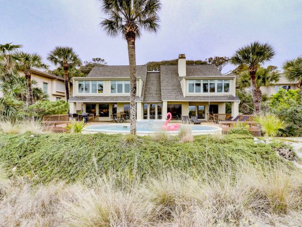 Fabulous Oceanfront Vacation Home On Hilton Head 18 Guests