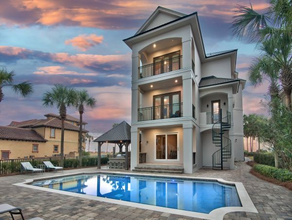 Destin Florida Luxury Beach House Rental - 9-Bedroom Gulf Coast Vacation Estate